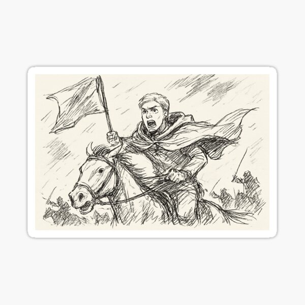 Vista previa del artículo con la obra «La Última Carga – Comandante Heroico», diseñado y vendido por srtacho.