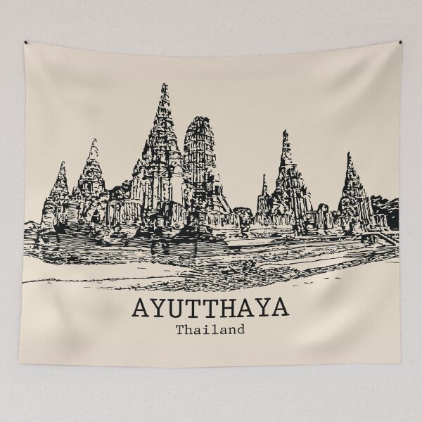Item preview, Ayutthaya - Thailand designed and sold by Lakeric Cityscapes.