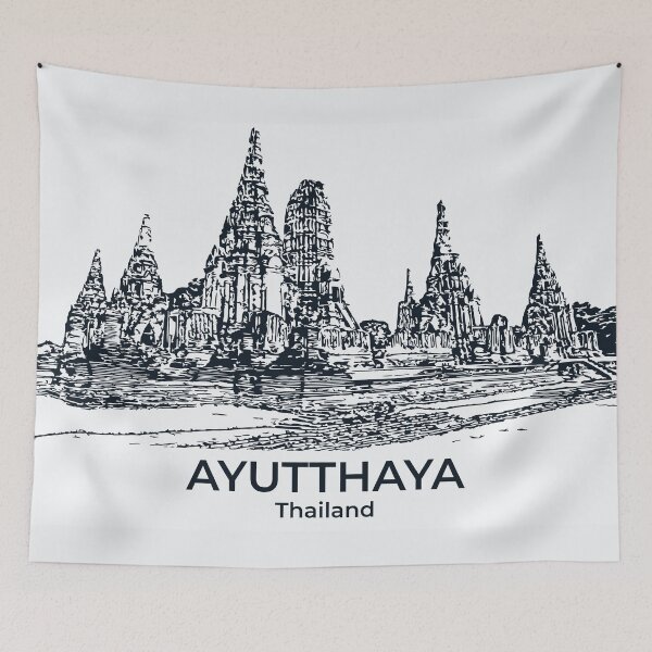 Item preview, Ayutthaya - Thailand designed and sold by Lakeric Cityscapes.