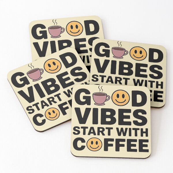 Item preview, Good Vibes Start with Coffee ☕? – Modern Design designed and sold by Creative.Shop.
