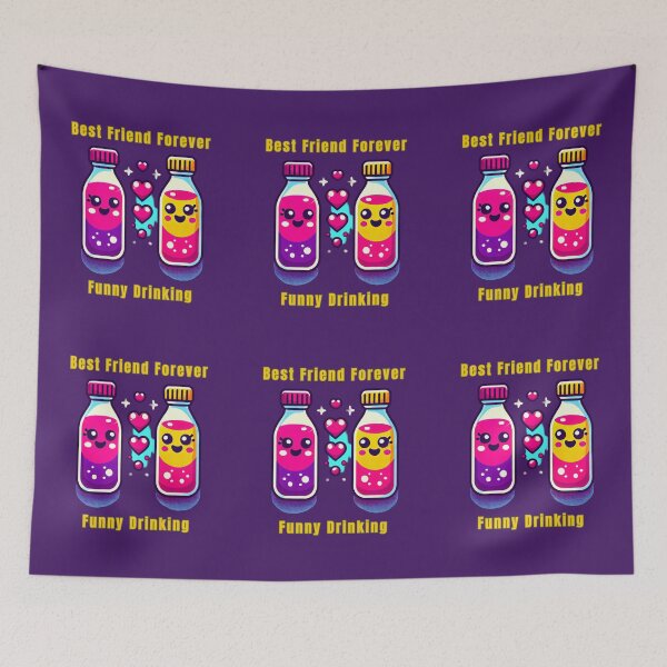 Item preview, Best Friend Forever Funny Drinking designed and sold by TrendsLook.