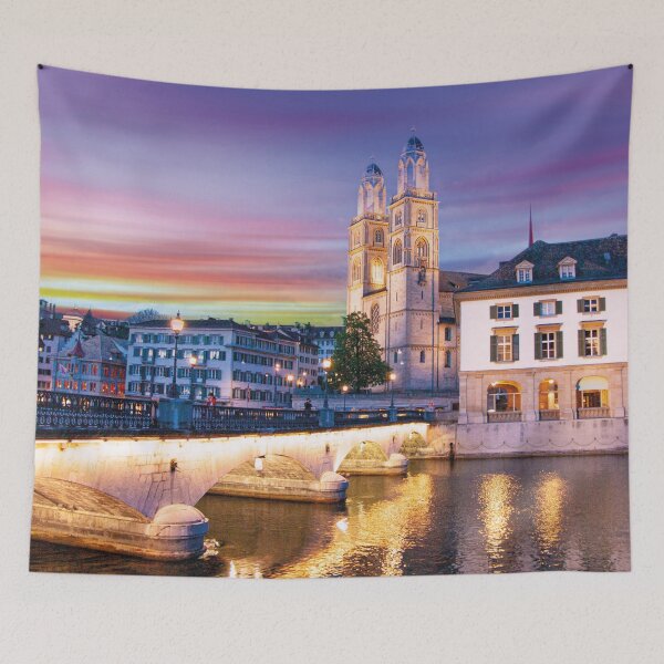 Item preview, Zurich at night designed and sold by Mauswohn.