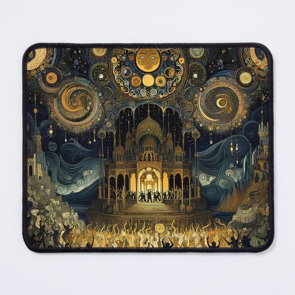 Item preview, Brotherhood of the Black Pharaoh – Mythic Cosmic Ritual in Ancient Setting designed and sold by Stoneflower-Art.