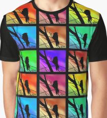 Andy Warhol Inspired Birds Graphic T-Shirt