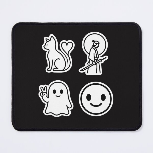 Item preview, Minimalist One-Line Cat with Heart Tail – Cute Line Art Sticker designed and sold by ColorSplash123.