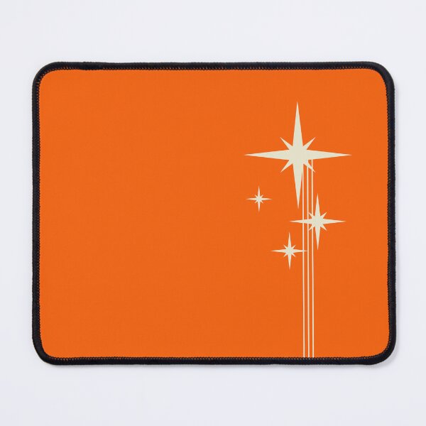 Item preview, 1950s Atomic Age Retro Starbursts on Orange designed and sold by kierkegaard.
