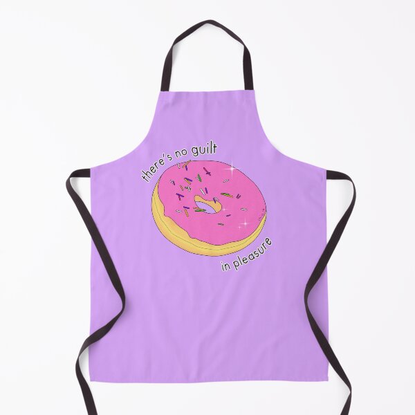Item preview, There’s no guilt in pleasure - donut (purple background) designed and sold by Chiara Filincieri.