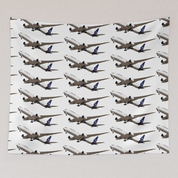Item preview, Luft Airlines 787 Dreamliner Plane Abstract Illustration designed and sold by AddiK-Art.