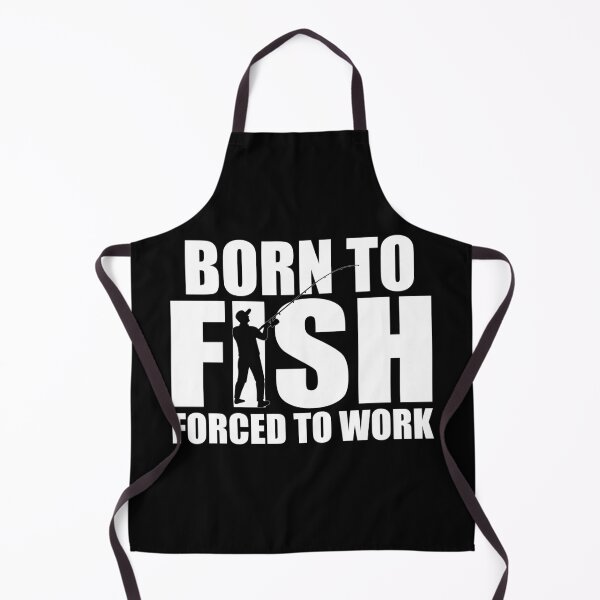 Item preview, Born to Fish, Forced to Work – Bold Fishing Design designed and sold by My Cool Store.