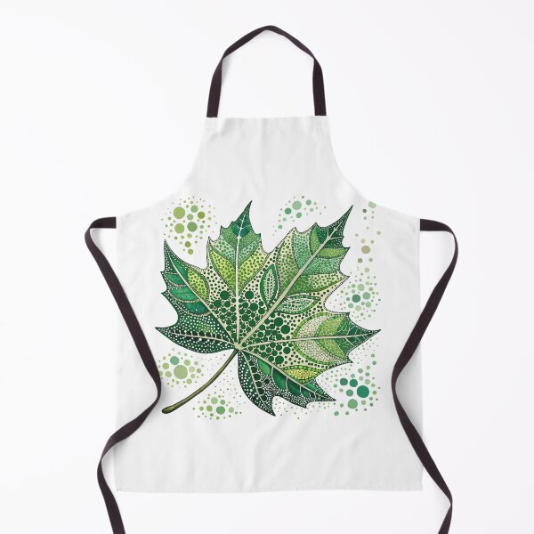 Item preview, Green Leaf Dot Art | Botanical Mandala Style Nature Design designed and sold by PnrArtDesign.