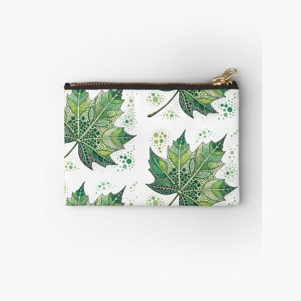 Item preview, Green Leaf Dot Art | Botanical Mandala Style Nature Design designed and sold by PnrArtDesign.