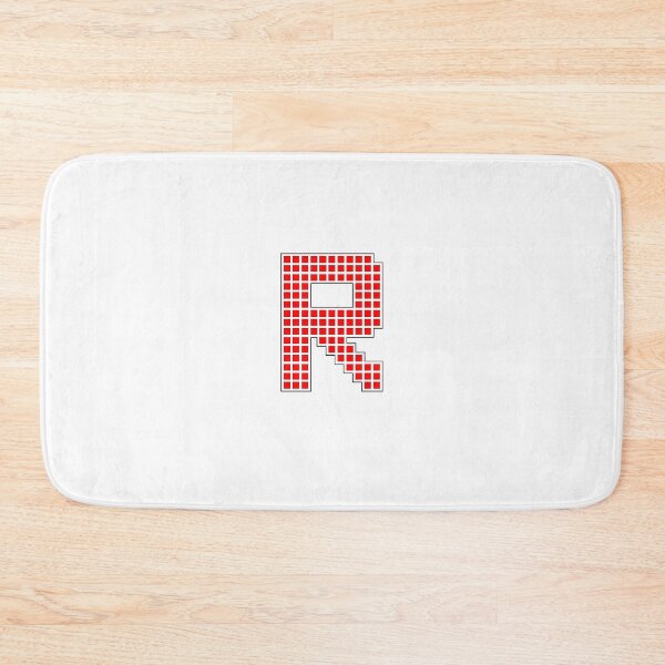 Item preview, Uppercase R - Red Pixel Block Character designed and sold by PixelGlyphs.