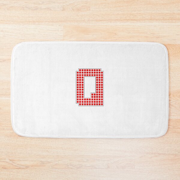 Item preview, Uppercase Q - Red Pixel Block Character designed and sold by PixelGlyphs.