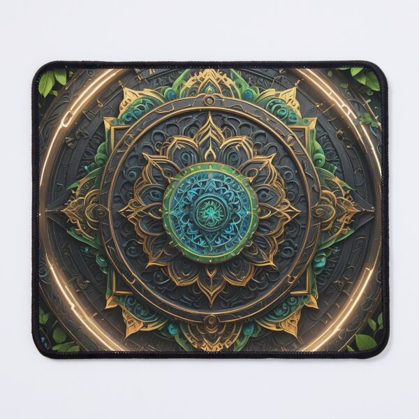 Item preview, Mandala glowing blue designed and sold by In-Spirit24.