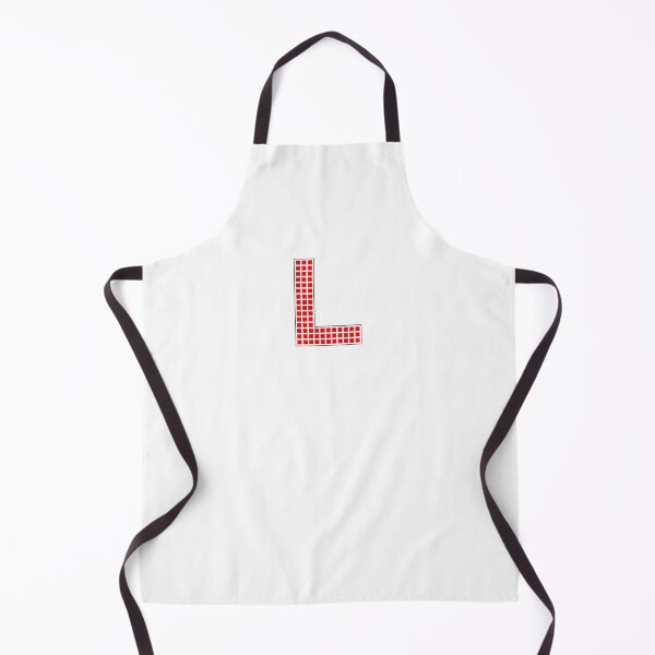 Item preview, Uppercase L - Red Pixel Block Character designed and sold by PixelGlyphs.