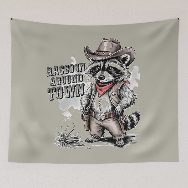 Item preview, Raccoon around town - Team trash - Trash bandit - Trash life - Trash talker designed and sold by JansenGS.