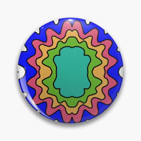 Item preview, Colourful abstract print blue and green  designed and sold by STEF-MARKT.