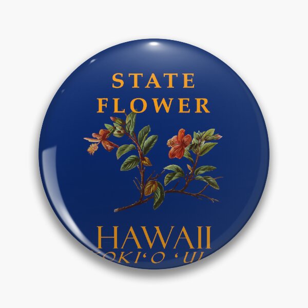 Item preview, Hawaii Territory Flower The Hibiscus kokio designed and sold by taiche.