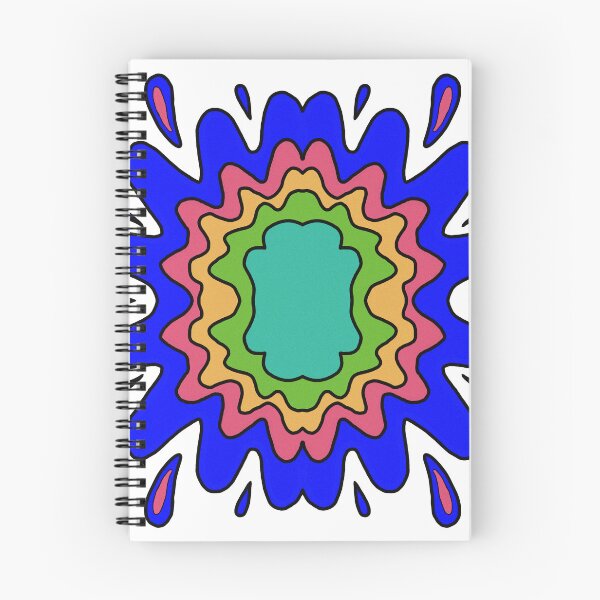 Item preview, Colourful abstract print blue and green  designed and sold by STEF-MARKT.