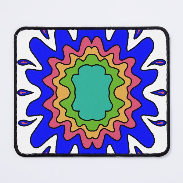 Item preview, Colourful abstract print blue and green  designed and sold by STEF-MARKT.