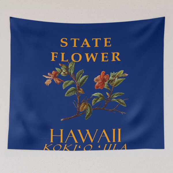 Item preview, Hawaii Territory Flower The Hibiscus kokio designed and sold by taiche.