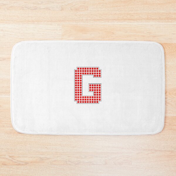 Item preview, Uppercase G - Red Pixel Block Character designed and sold by PixelGlyphs.