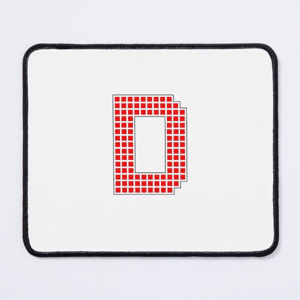 Item preview, Uppercase D - Red Pixel Block Character designed and sold by PixelGlyphs.