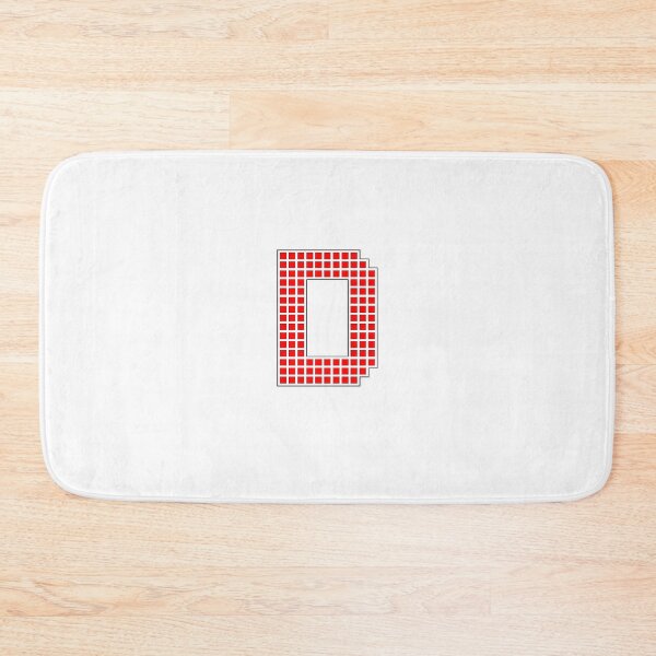 Item preview, Uppercase D - Red Pixel Block Character designed and sold by PixelGlyphs.