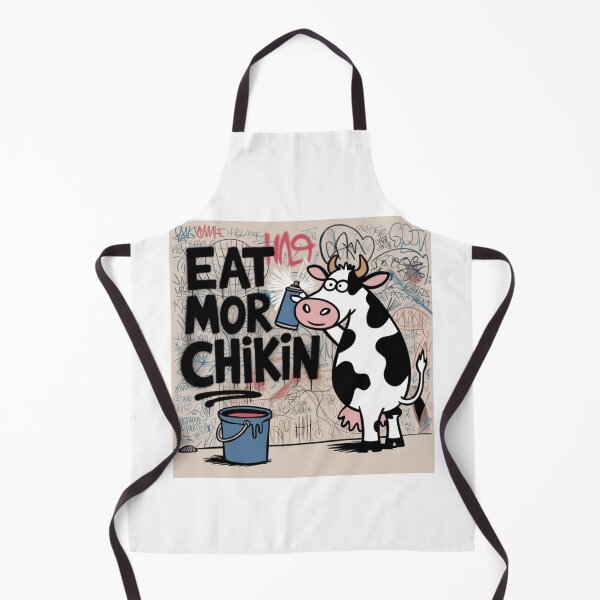 Item preview, Eat more chicken, chicken, cow, steak, funnyfits70, Humor, Funny, retro, vintages, funny quotes, animal humor, designed and sold by FunnyFits70.