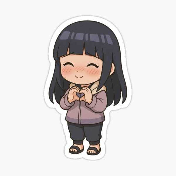 Item preview, Chibi Hinata Hyuga – Shy Love in a Blush designed and sold by ColorSplash123.