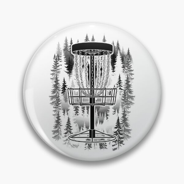 Item preview, Disc Golf Basket Forest Course Funny Woods Golfer Trees designed and sold by GrandeDuc.