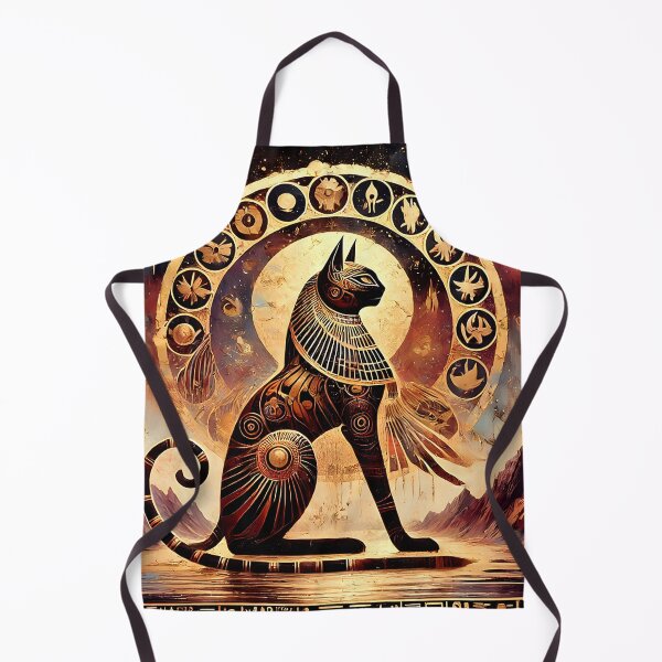 Item preview, Bast of the East – Celestial Cat Goddess of Ancient Egypt designed and sold by Stoneflower-Art.