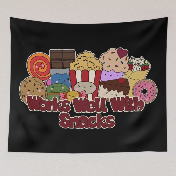 Item preview, Works Well With Snacks designed and sold by Chaos Bound Designs.