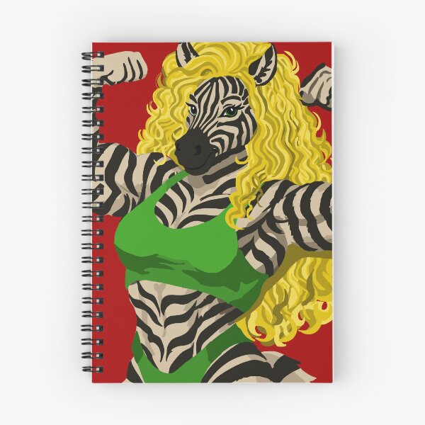 Item preview, Mighty Blond Zebra Woman designed and sold by KlakkDrawsStuff.