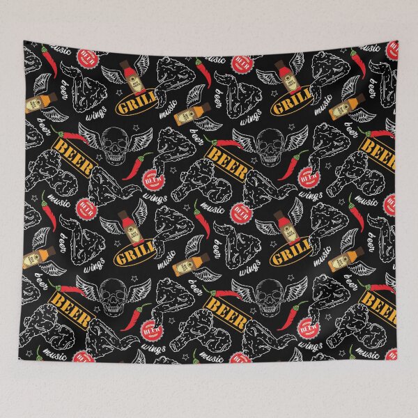 Item preview, Chicken Wings Festival designed and sold by HotHibiscus.