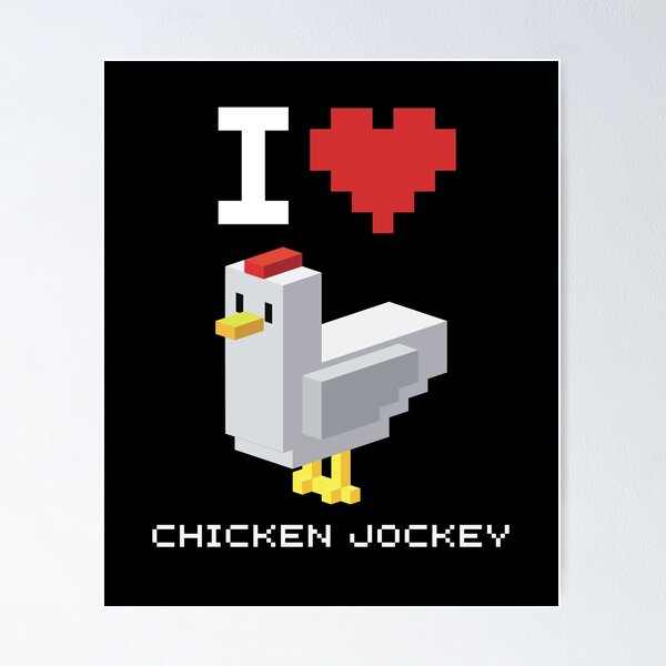 Item preview, I Love Chicken Jockey designed and sold by Anniko Art Studio.