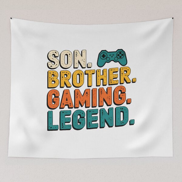 Item preview, Vintage Gamer Son Brother Gaming Legend Boys Teens Kids Men designed and sold by clothesy7.