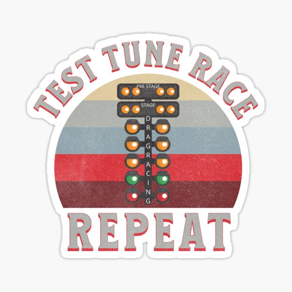 Item preview, Drag Racing Test Tune Race Repeat Race Track Drag Strip  designed and sold by CarantinedChaos.