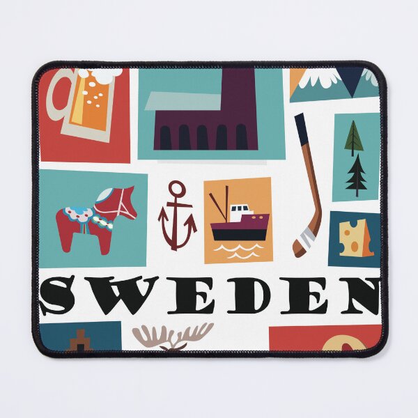 Item preview, Sweden Poster designed and sold by GAGodel.