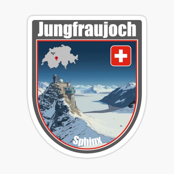 Item preview, Jungfraujoch Sphinx astronomical observatory Switzerland designed and sold by sticket-travel.