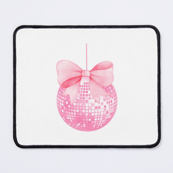Item preview, Disco ball with pink aesthetic bow designed and sold by ElizabethCoelho.