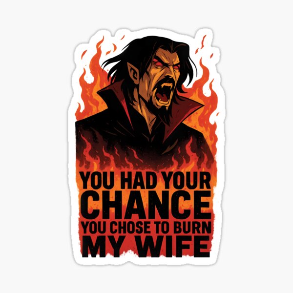 Item preview, ? Castlevania Netflix Fanart – Dracula Rage Quote “You Had Your Chance” ? designed and sold by WAUZ.