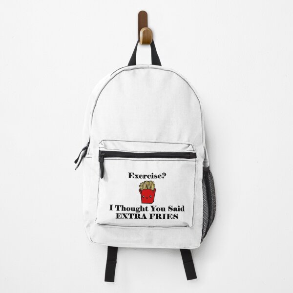 Item preview, Exercise? I Thought You Said Extra Fries designed and sold by FBA.