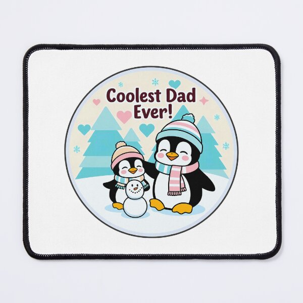 Item preview, Fathers Day : Penguin Dad "Coolest Dad Ever" designed and sold by Nuist25.