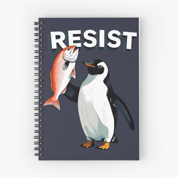 Item preview, Resist Penguin Funny Penguin Against Tariff designed and sold by KateLeap.