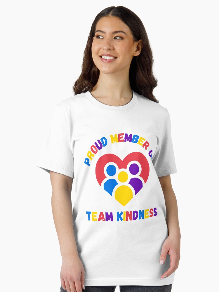Thumbnail 2 of 7, Essential T-Shirt, Proud Member of Team Kindness - Colorful designed and sold by kindnesshero.