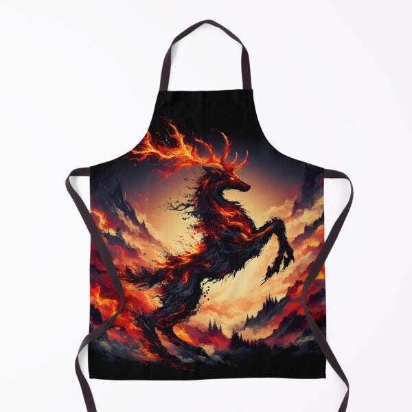 Item preview, Ember Fire Deer, Ai Generated Art   designed and sold by ACC .