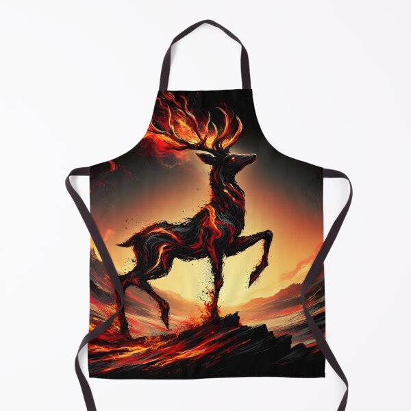 Item preview, Ember Fire Deer, Ai Generated Art   designed and sold by ACC .