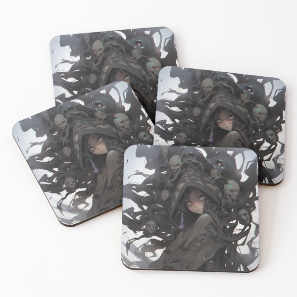 Item preview, Eerie Haunted Spirit Anime Girl designed and sold by bubblegoth.