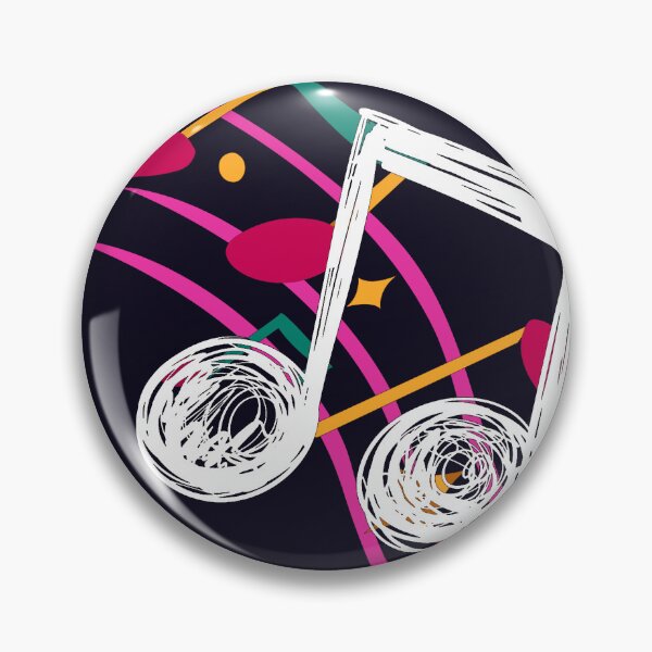 Item preview, Colorful music notes designed and sold by LiskoDesign.